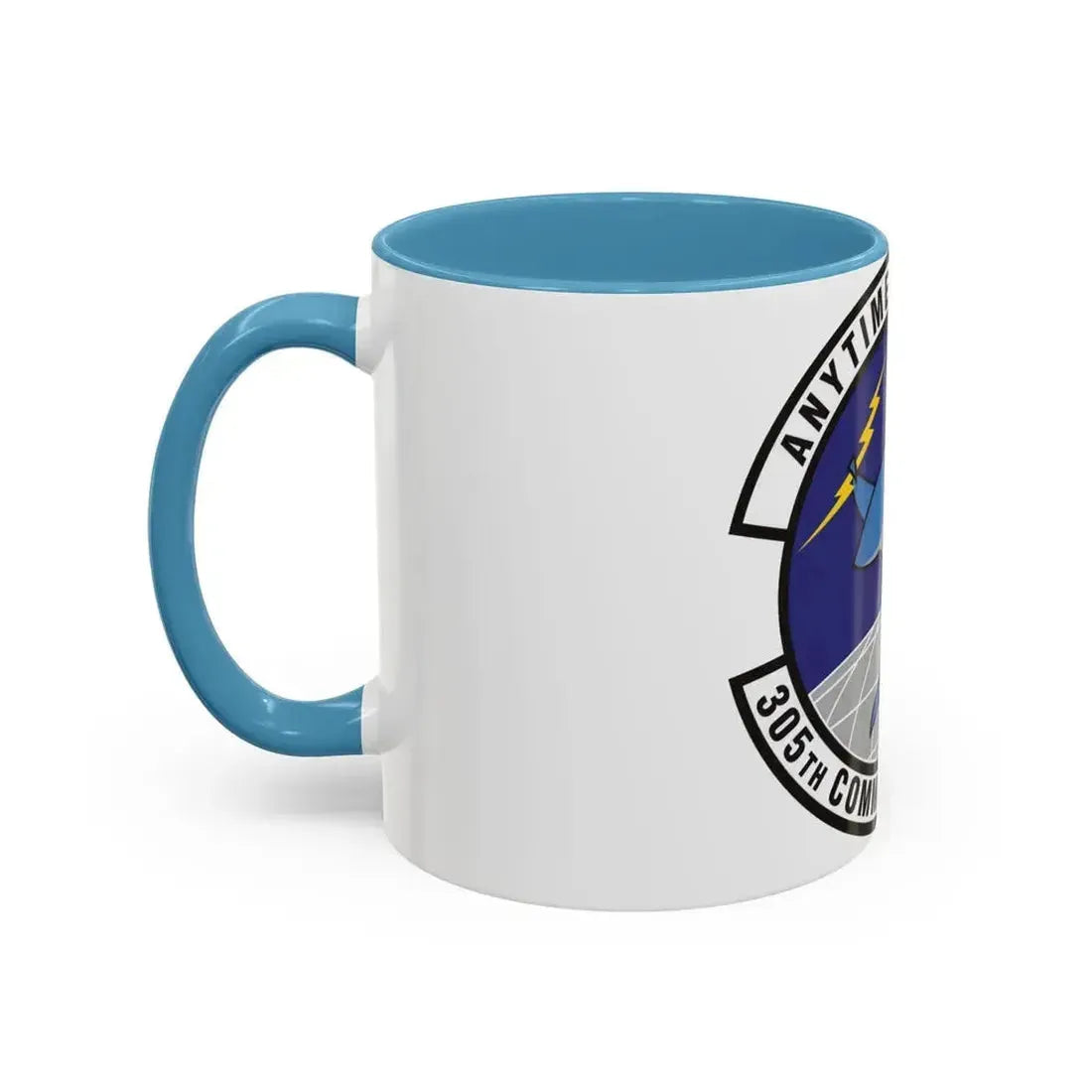 305th Communications Squadron (U.S. Air Force) Accent Coffee Mug - Go Mug Yourself