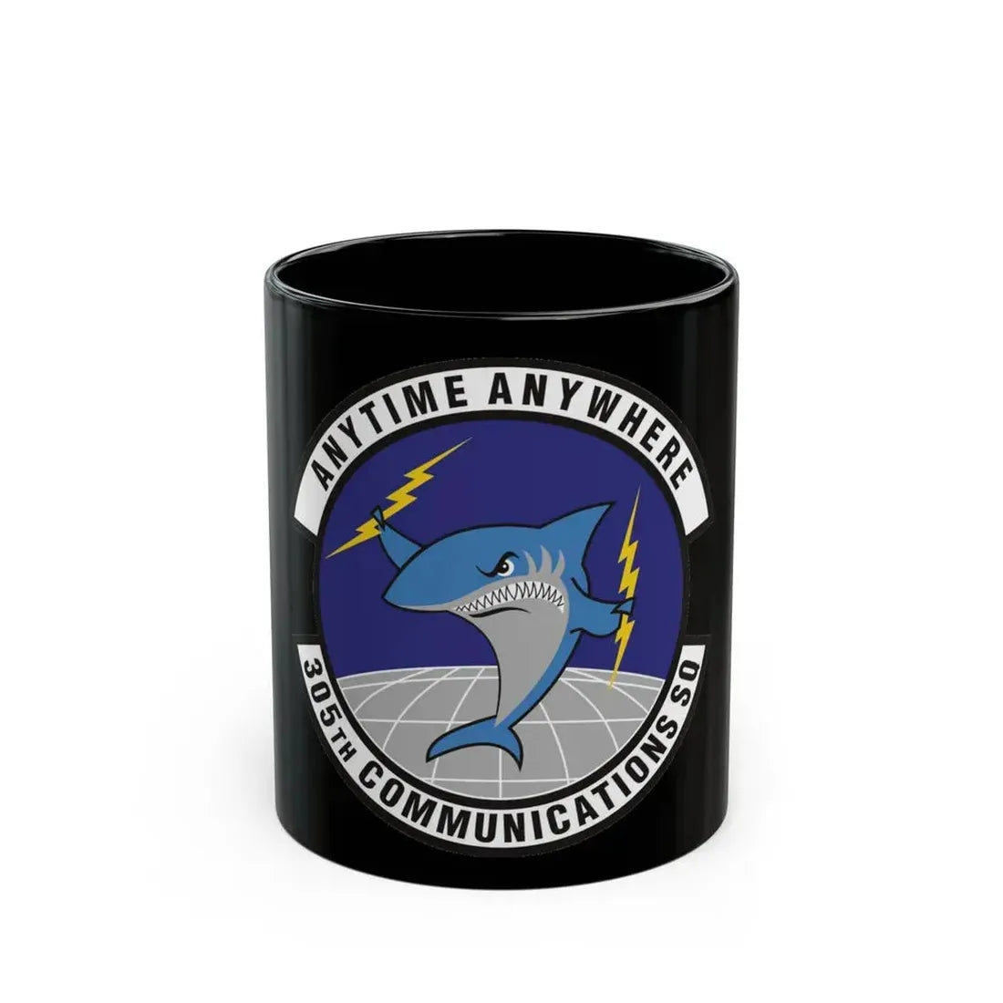 305th Communications Squadron (U.S. Air Force) Black Coffee Mug 11oz - Go Mug Yourself