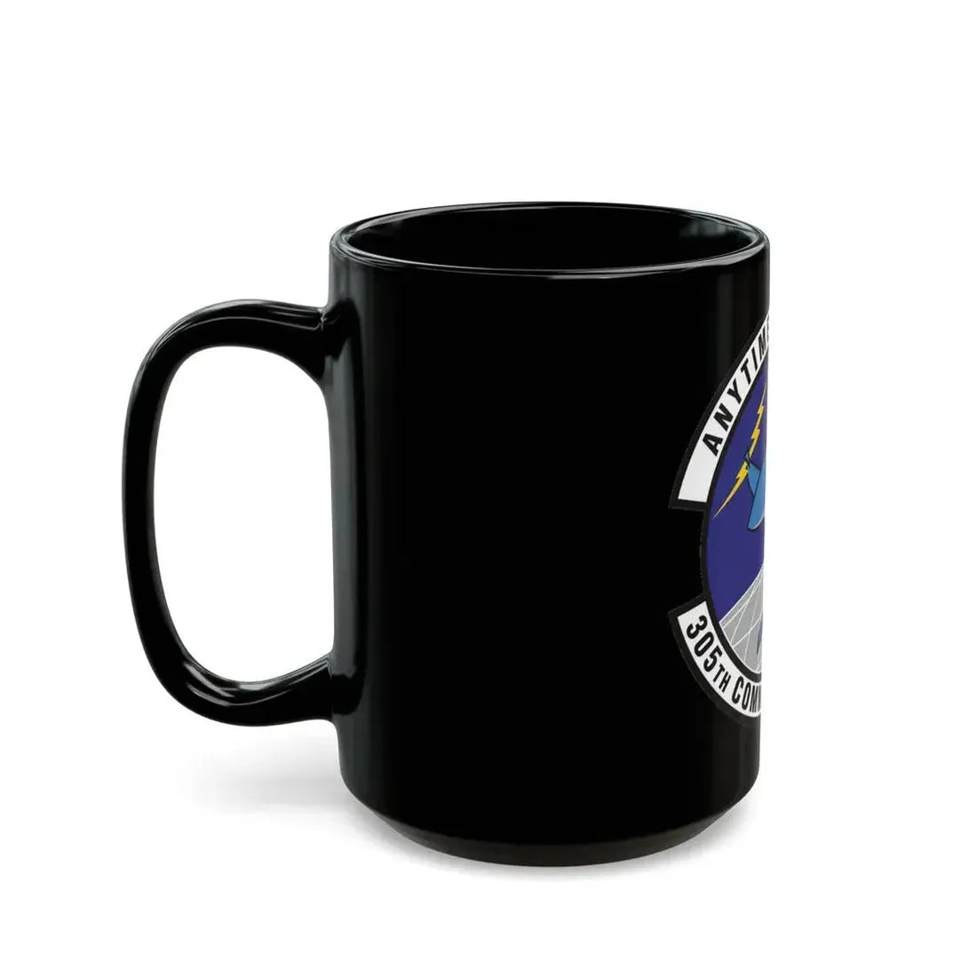 305th Communications Squadron (U.S. Air Force) Black Coffee Mug - Go Mug Yourself