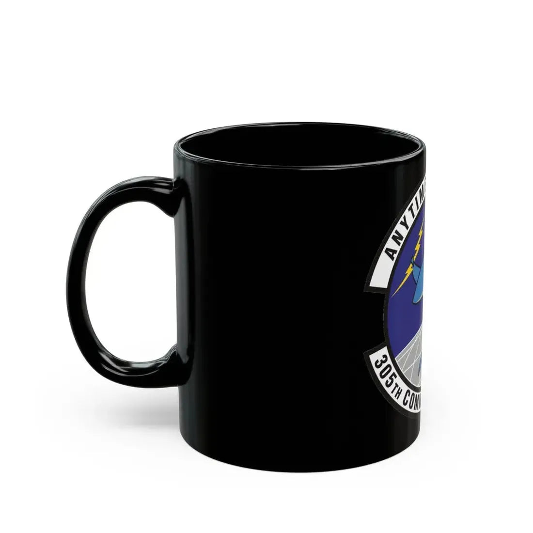 305th Communications Squadron (U.S. Air Force) Black Coffee Mug - Go Mug Yourself