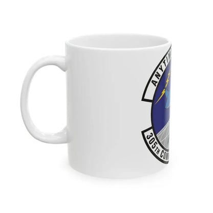 305th Communications Squadron (U.S. Air Force) White Coffee Mug - Go Mug Yourself