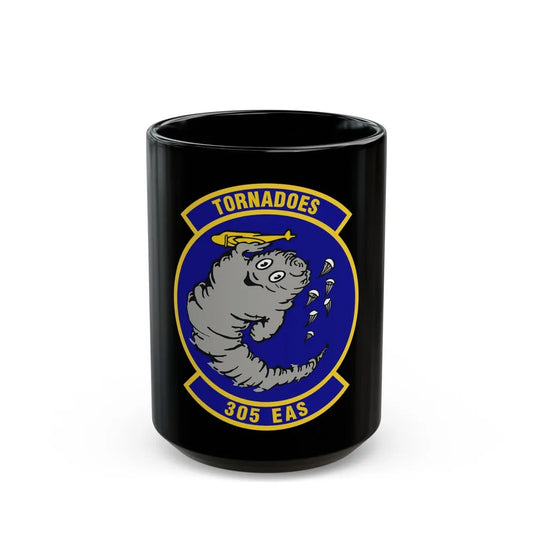 305th Expeditionary Airlift Squadron (U.S. Air Force) Black Coffee Mug-15oz-Go Mug Yourself