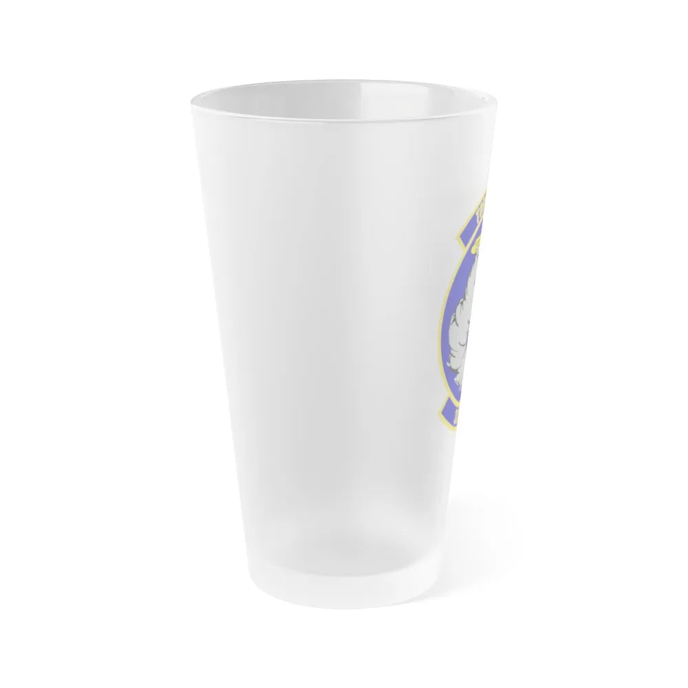 305th Expeditionary Airlift Squadron (U.S. Air Force) Frosted Pint Glass 16oz-Go Mug Yourself