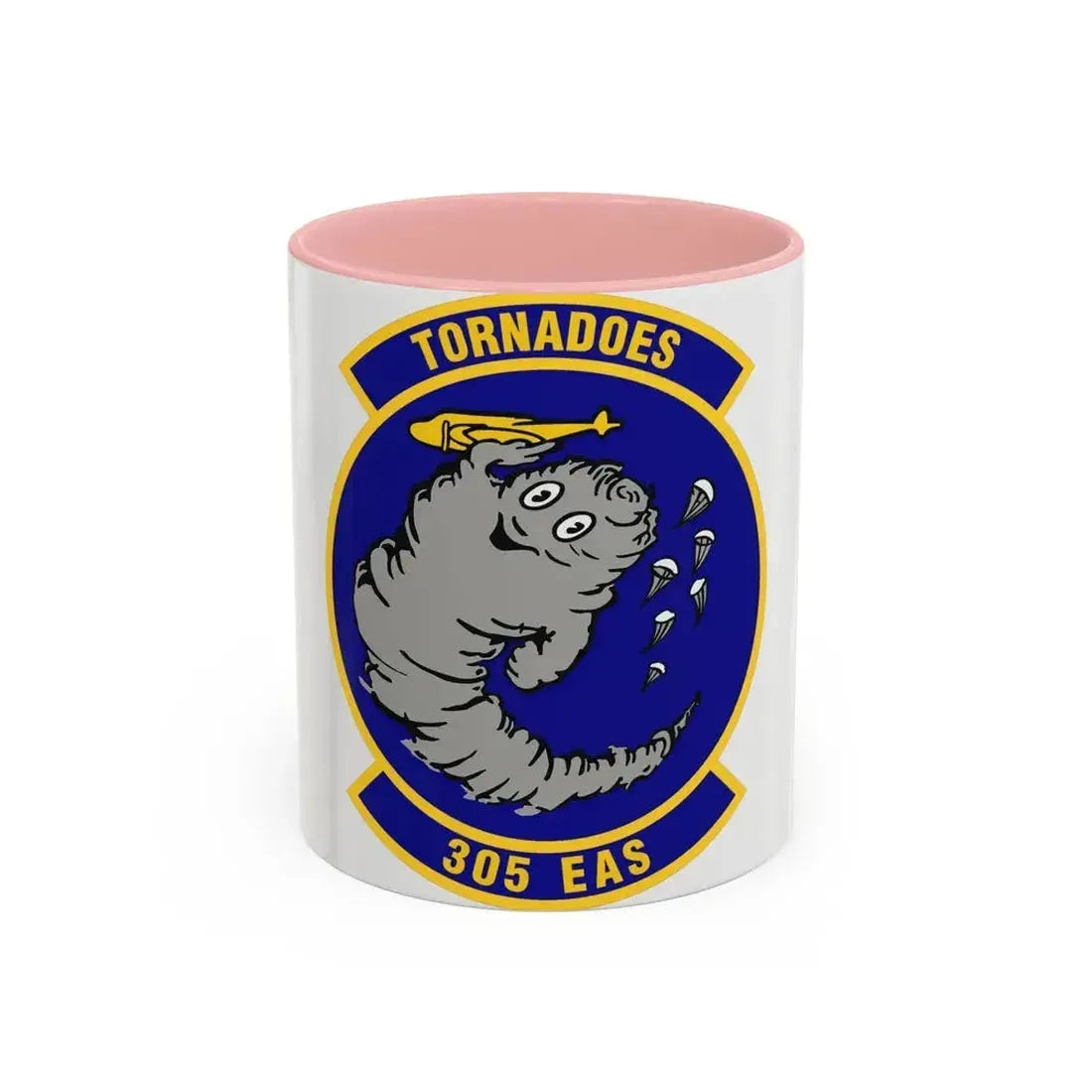 305th Expeditionary Airlift Squadron (U.S. Air Force) Accent Coffee Mug 11oz Pink - Go Mug Yourself