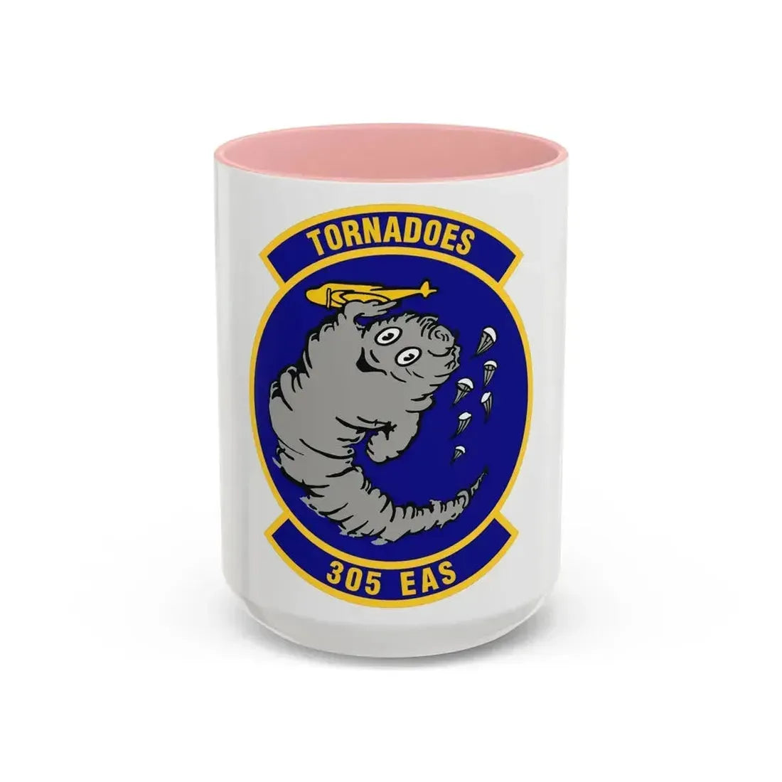 305th Expeditionary Airlift Squadron (U.S. Air Force) Accent Coffee Mug 15oz Pink - Go Mug Yourself