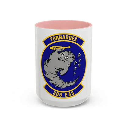 305th Expeditionary Airlift Squadron (U.S. Air Force) Accent Coffee Mug 15oz Pink - Go Mug Yourself