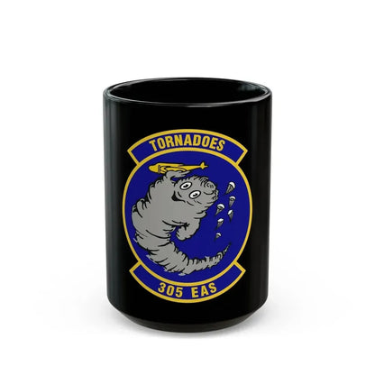 305th Expeditionary Airlift Squadron (U.S. Air Force) Black Coffee Mug 15oz - Go Mug Yourself