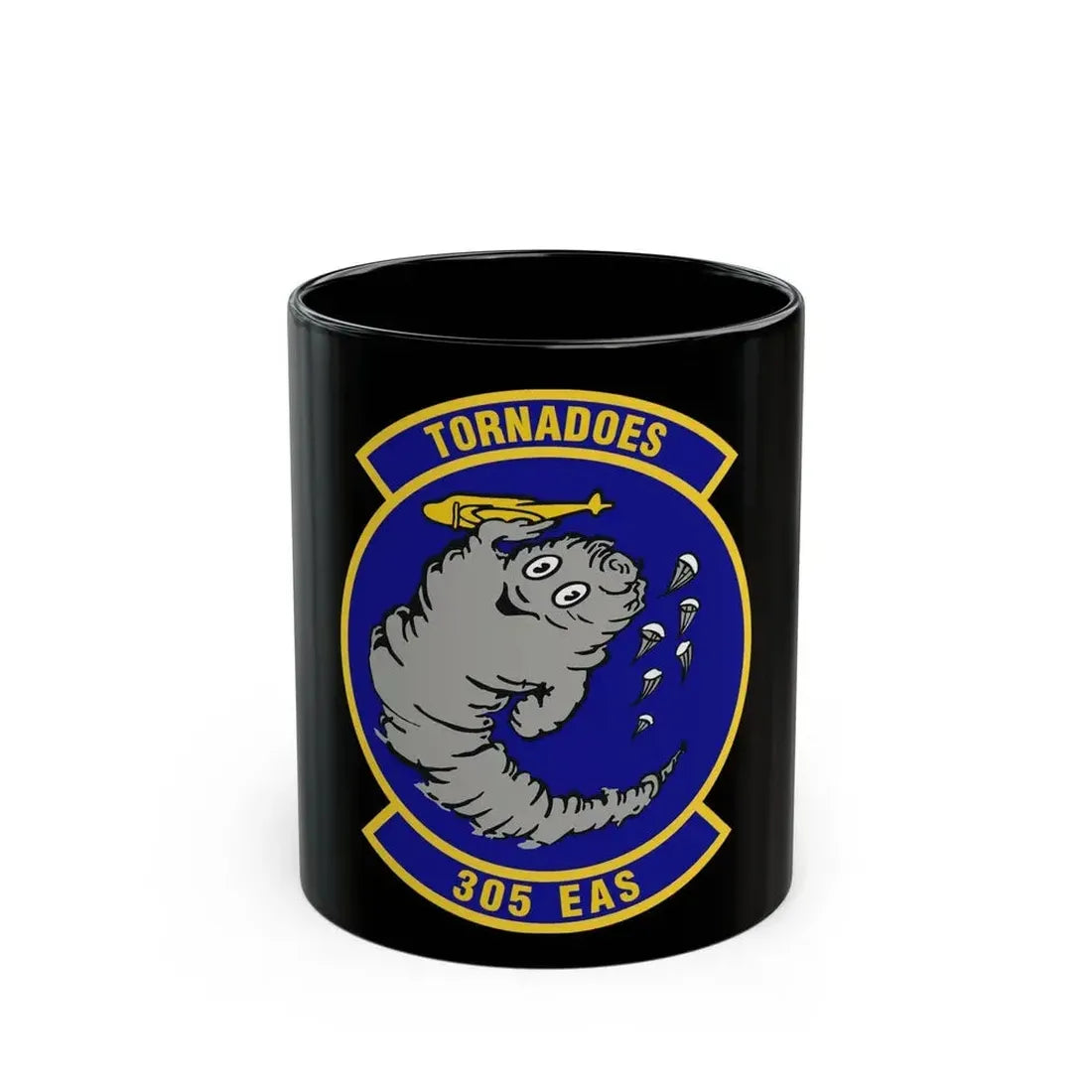 305th Expeditionary Airlift Squadron (U.S. Air Force) Black Coffee Mug - Go Mug Yourself
