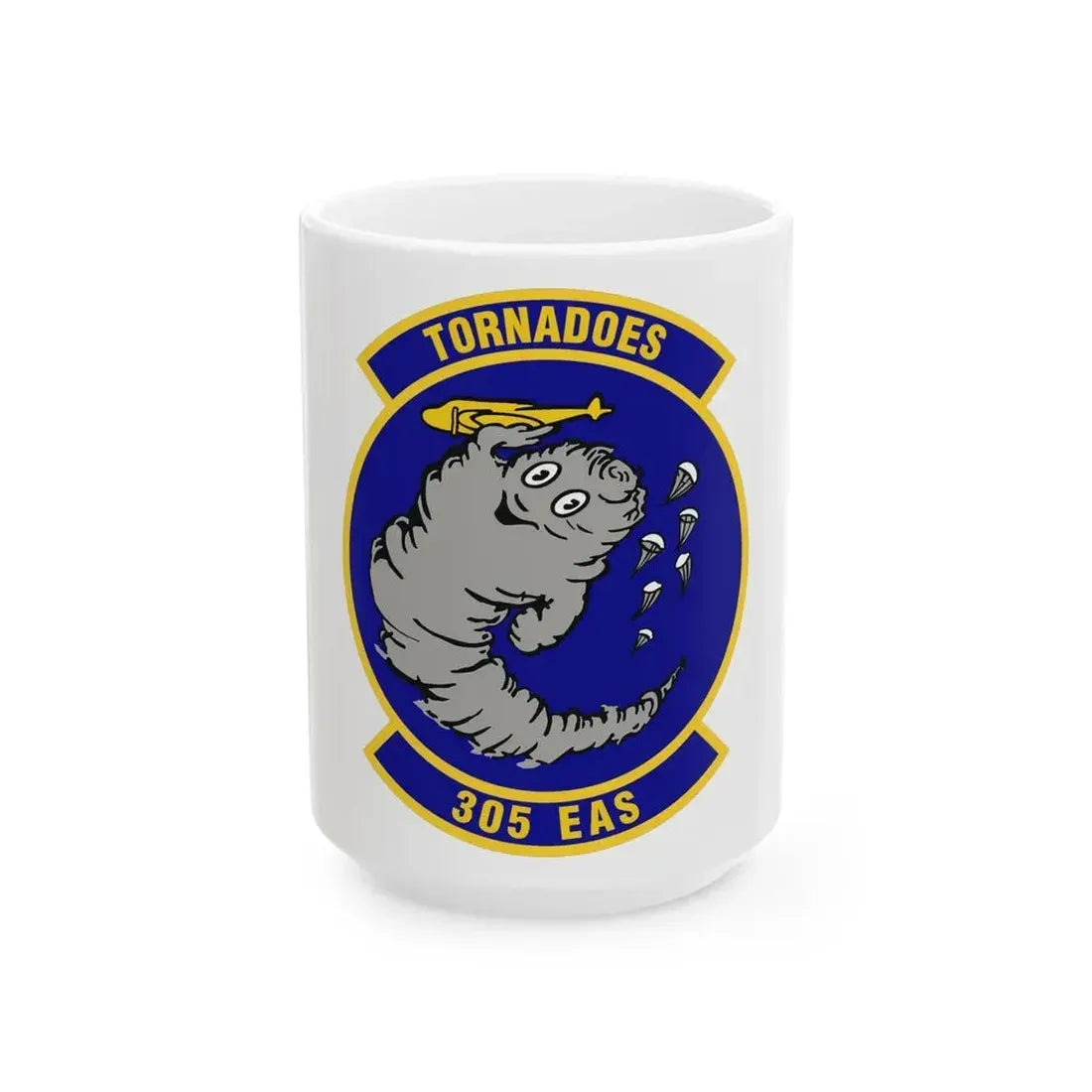 305th Expeditionary Airlift Squadron (U.S. Air Force) White Coffee Mug 15oz - Go Mug Yourself