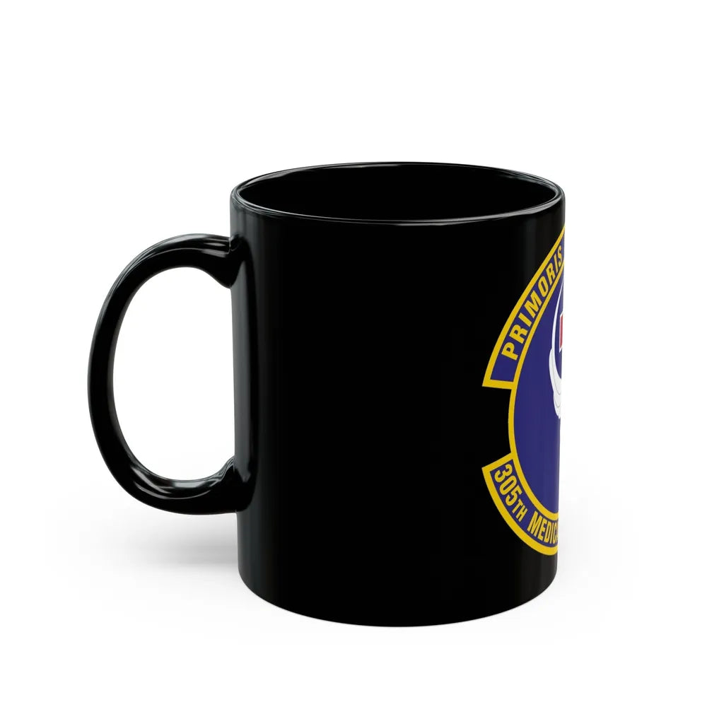 305th Medical Operations Squadron (U.S. Air Force) Black Coffee Mug-Go Mug Yourself