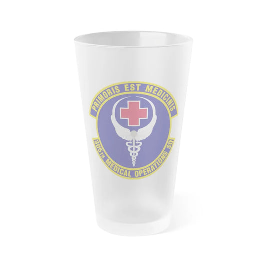 305th Medical Operations Squadron (U.S. Air Force) Frosted Pint Glass 16oz-16oz-Frosted-Go Mug Yourself