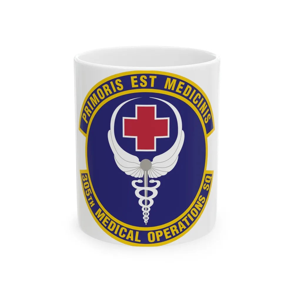 305th Medical Operations Squadron (U.S. Air Force) White Coffee Mug-11oz-Go Mug Yourself