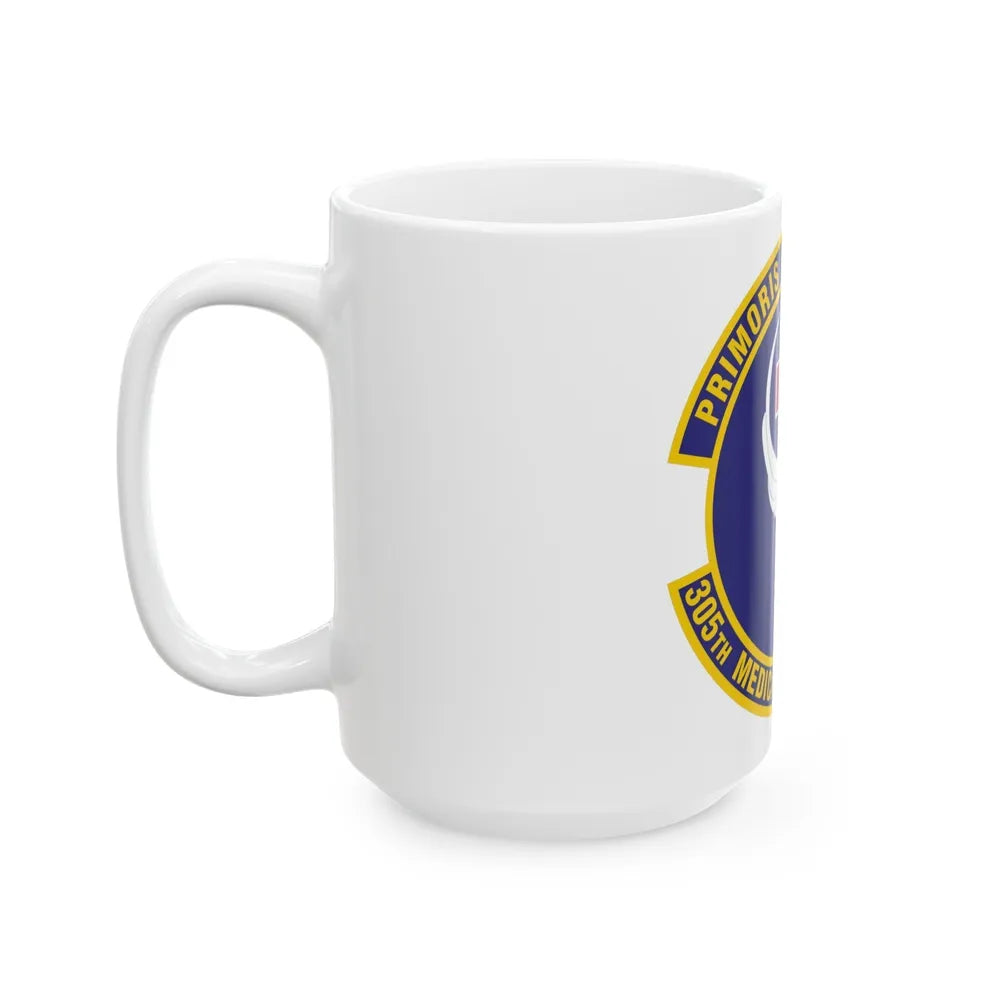 305th Medical Operations Squadron (U.S. Air Force) White Coffee Mug-Go Mug Yourself