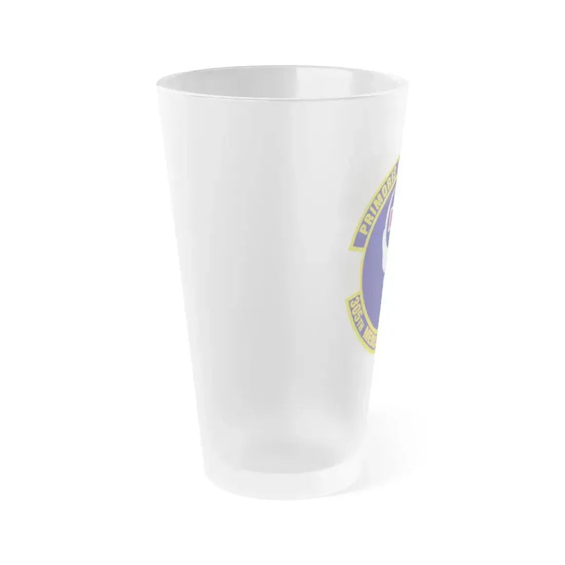 305th Medical Operations Squadron (U.S. Air Force) Frosted Pint Glass 16oz - Go Mug Yourself