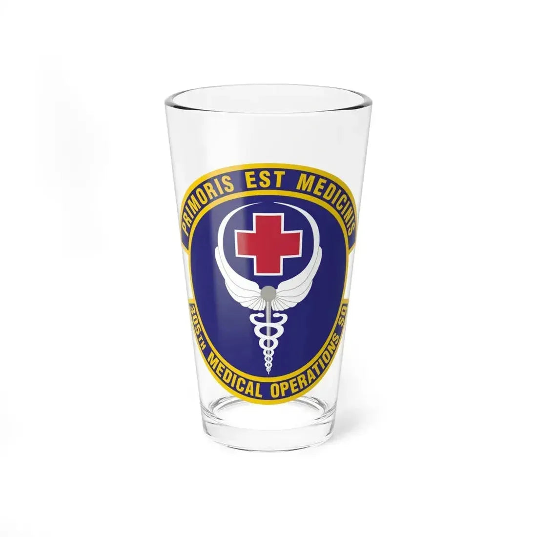305th Medical Operations Squadron (U.S. Air Force) Pint Glass 16oz 16oz - Go Mug Yourself