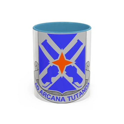305th Military Intelligence Battalion (U.S. Army) Accent Coffee Mug 11oz Light Blue - Go Mug Yourself