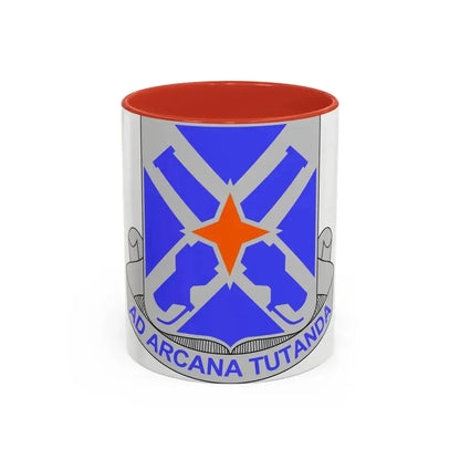 305th Military Intelligence Battalion (U.S. Army) Accent Coffee Mug 11oz Red - Go Mug Yourself