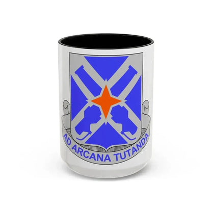305th Military Intelligence Battalion (U.S. Army) Accent Coffee Mug 15oz Black - Go Mug Yourself