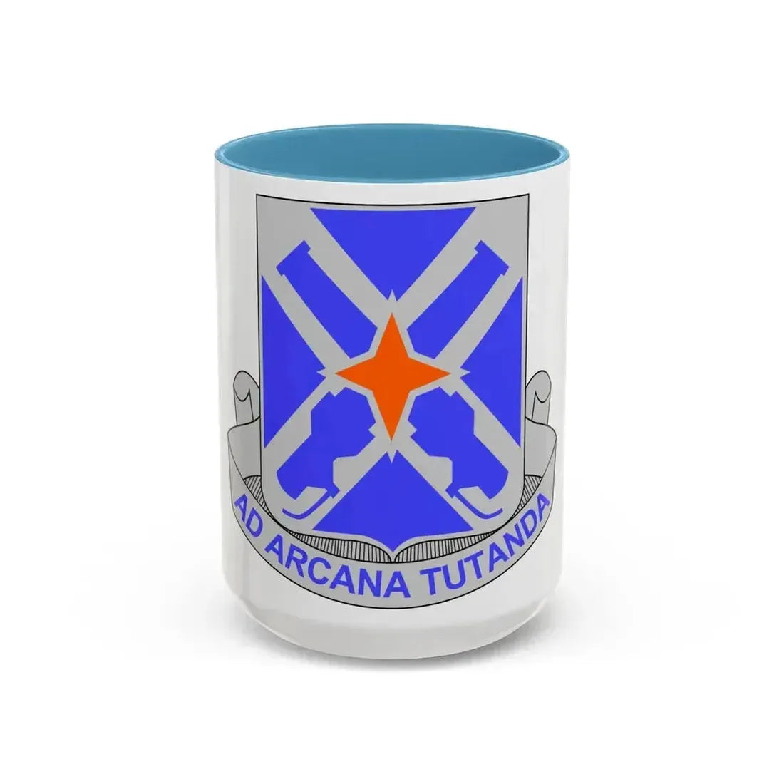 305th Military Intelligence Battalion (U.S. Army) Accent Coffee Mug 15oz Light Blue - Go Mug Yourself