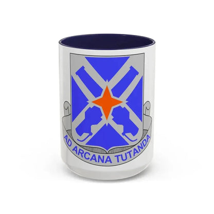 305th Military Intelligence Battalion (U.S. Army) Accent Coffee Mug 15oz Navy - Go Mug Yourself