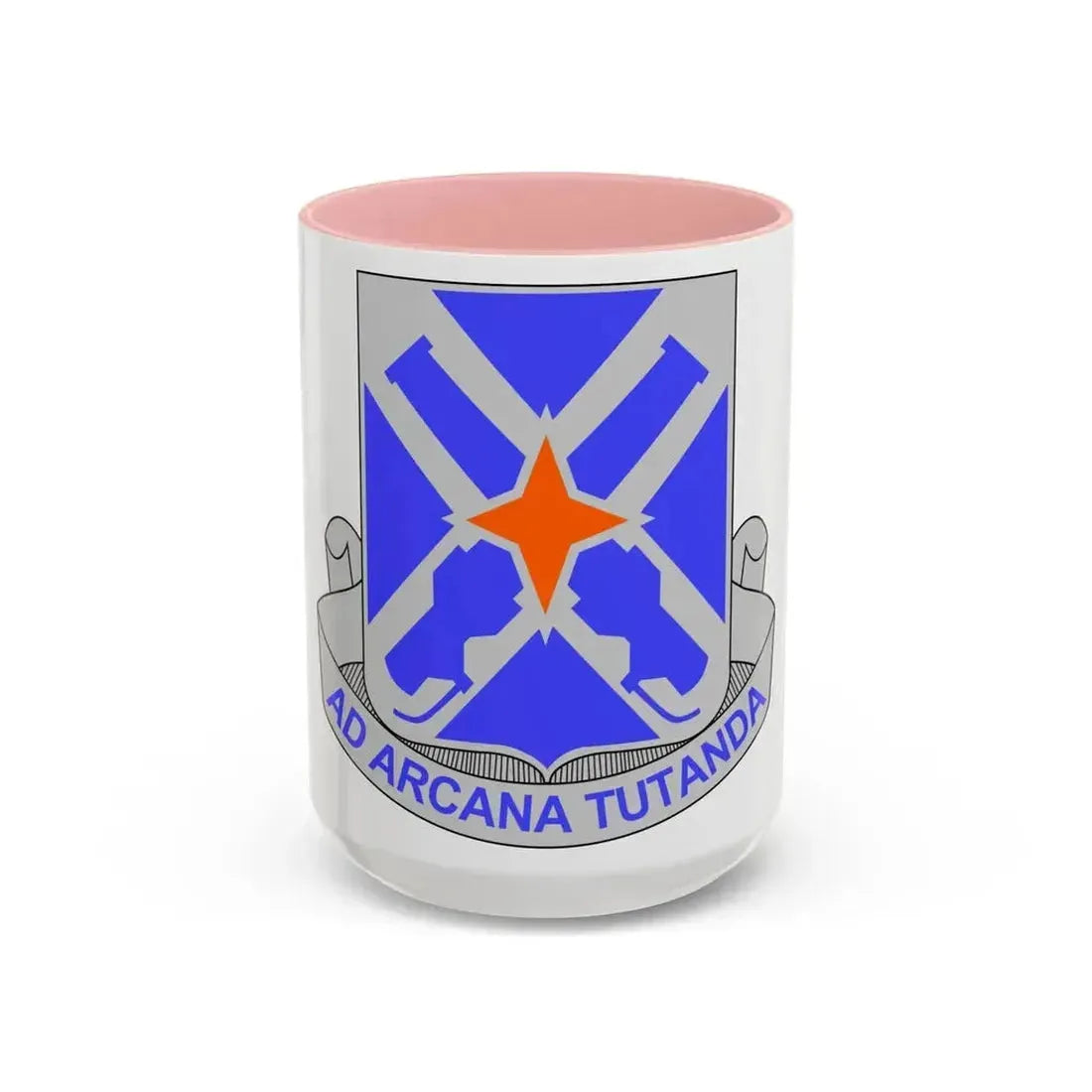 305th Military Intelligence Battalion (U.S. Army) Accent Coffee Mug 15oz Pink - Go Mug Yourself