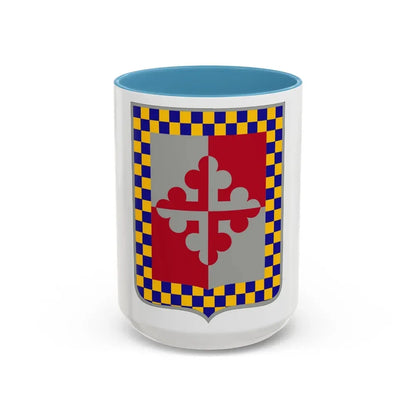 306 Cavalry Regiment (U.S. Army) Accent Coffee Mug 15oz Light Blue - Go Mug Yourself