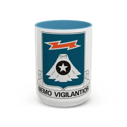 306 Military Intelligence Battalion (U.S. Army) Accent Coffee Mug 15oz Light Blue - Go Mug Yourself