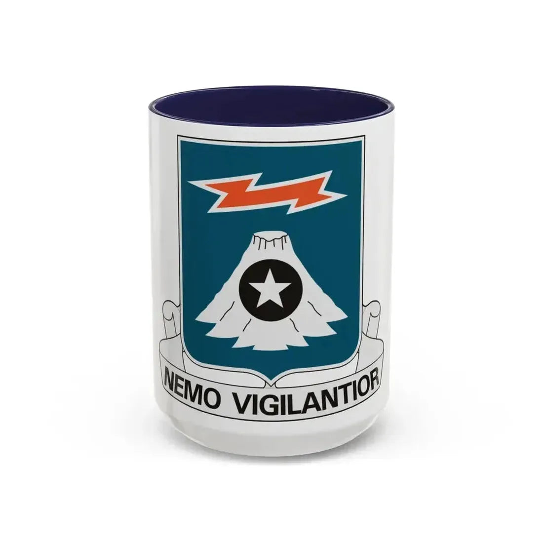 306 Military Intelligence Battalion (U.S. Army) Accent Coffee Mug 15oz Navy - Go Mug Yourself