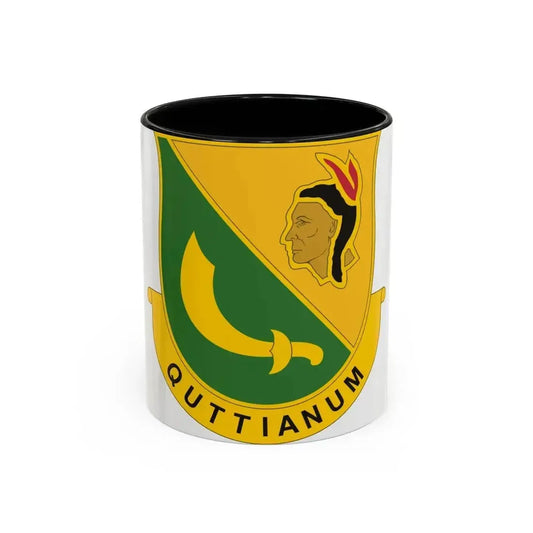 306 Military Police Battalion (U.S. Army) Accent Coffee Mug 11oz Black - Go Mug Yourself