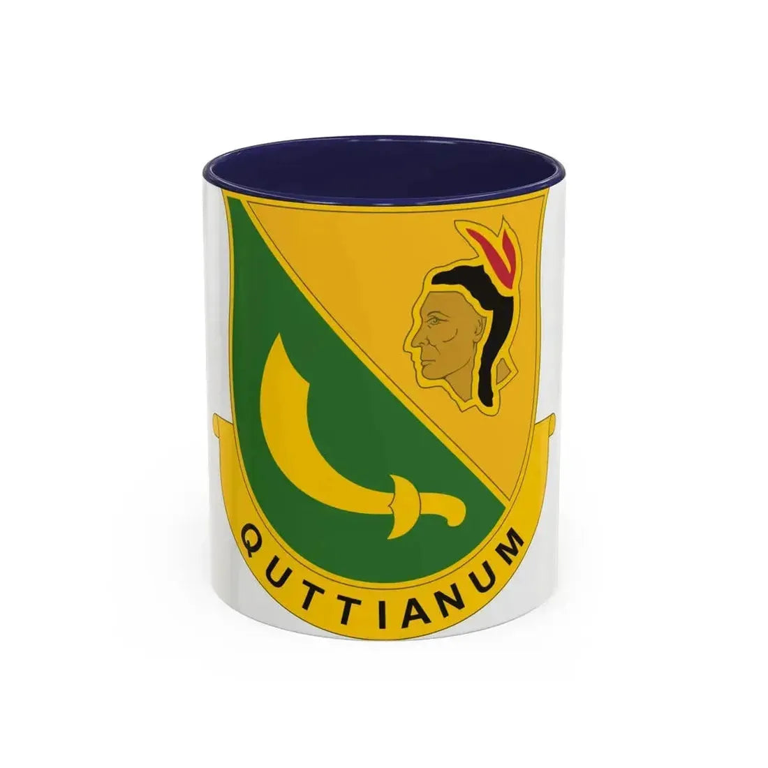 306 Military Police Battalion (U.S. Army) Accent Coffee Mug 11oz Navy - Go Mug Yourself