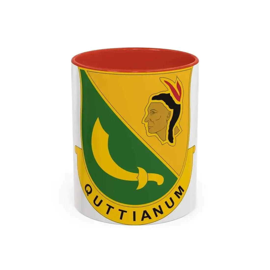 306 Military Police Battalion (U.S. Army) Accent Coffee Mug 11oz Red - Go Mug Yourself