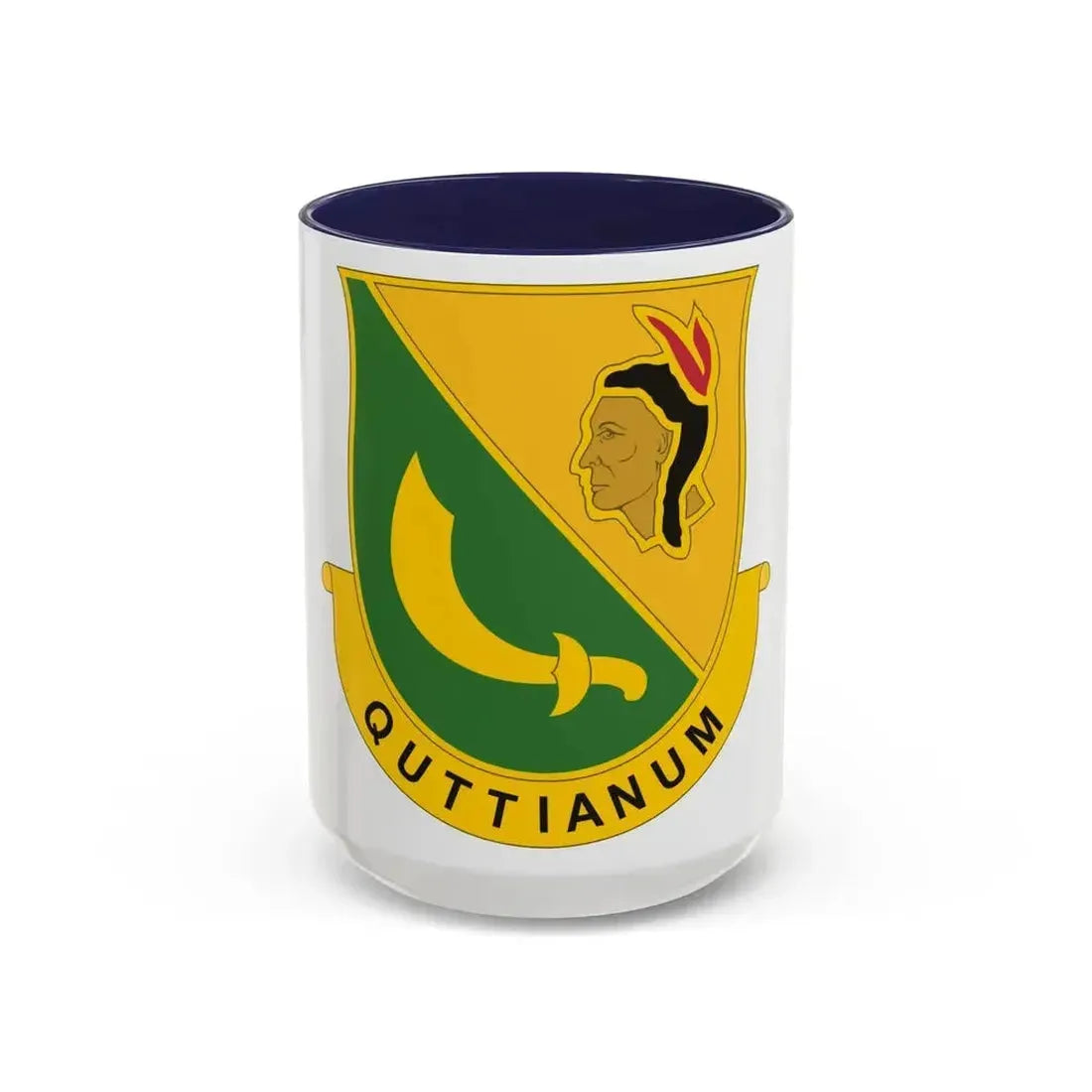 306 Military Police Battalion (U.S. Army) Accent Coffee Mug 15oz Navy - Go Mug Yourself