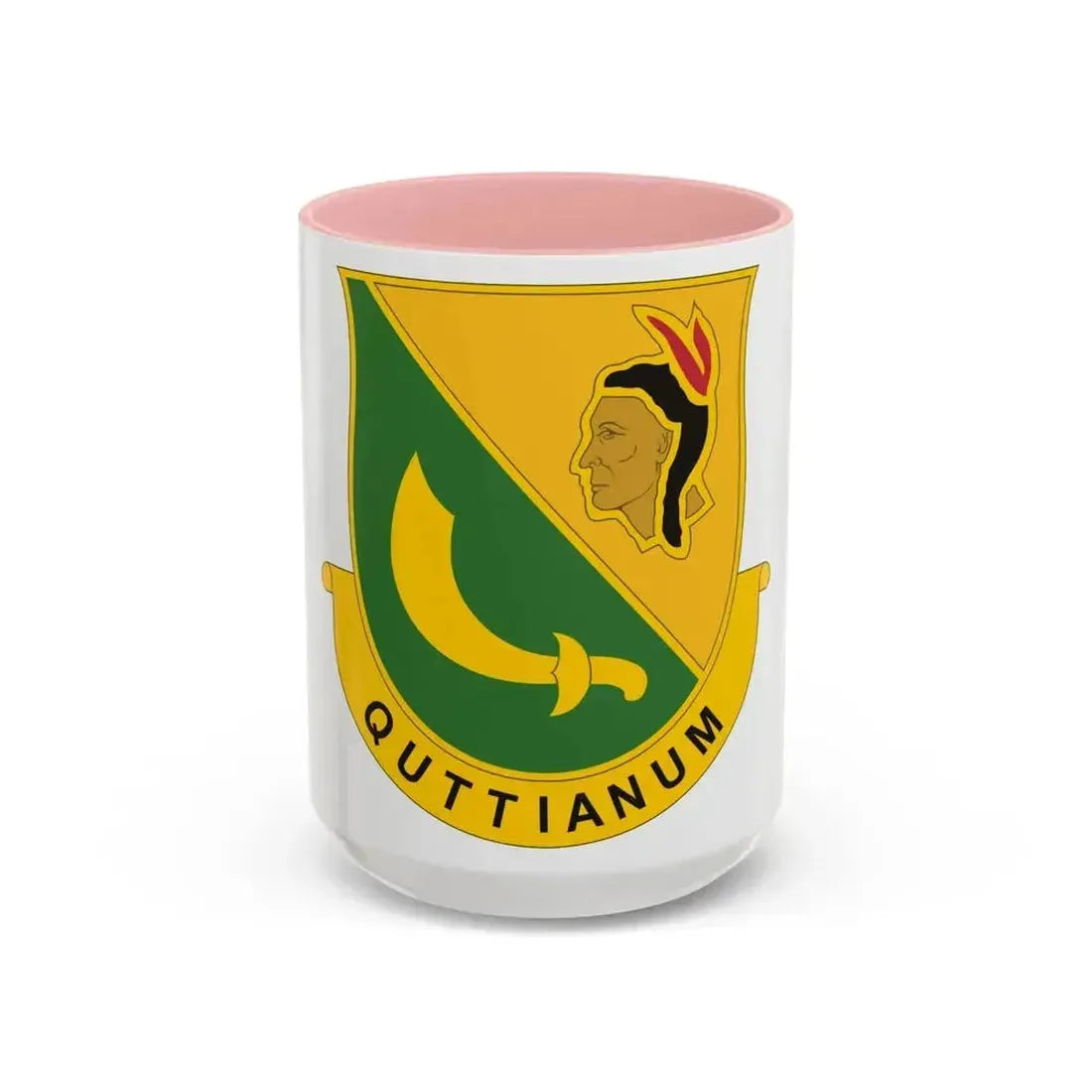 306 Military Police Battalion (U.S. Army) Accent Coffee Mug 15oz Pink - Go Mug Yourself