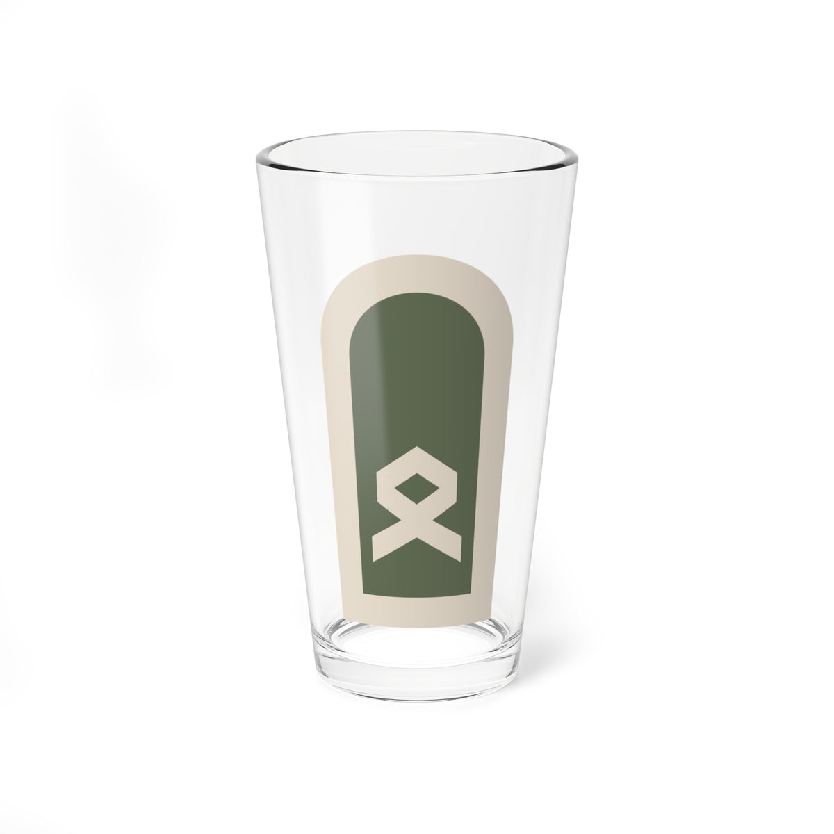 Dienstgrad Bundeswehr Heer 151 Hauptfeldwebel (Germany) (Military Rank) Pint Glass 16oz