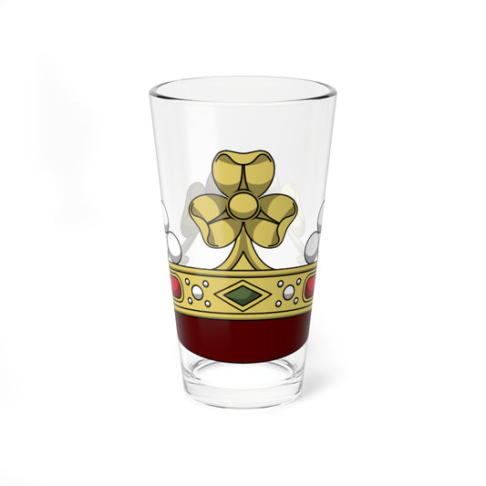 Crown of italian marquess corona normale (Italy) (Coat of Arms) Pint Glass 16oz