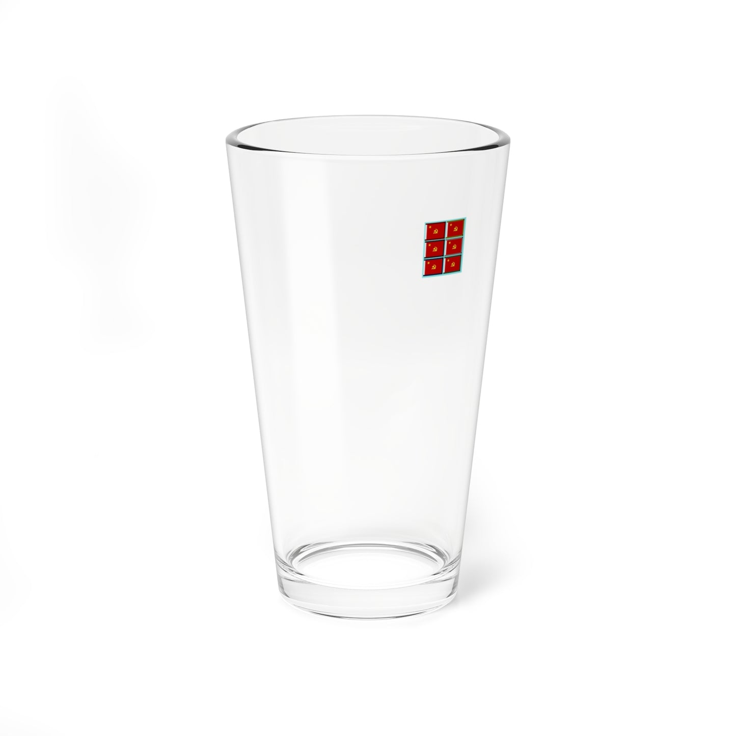 Chinese Red Army Flag 1931 (China) Pint Glass 16oz