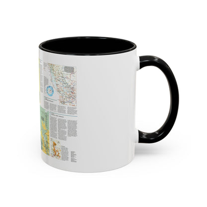 Canada - British Columbia 2 (1992) (Map) Accent Coffee Mug
