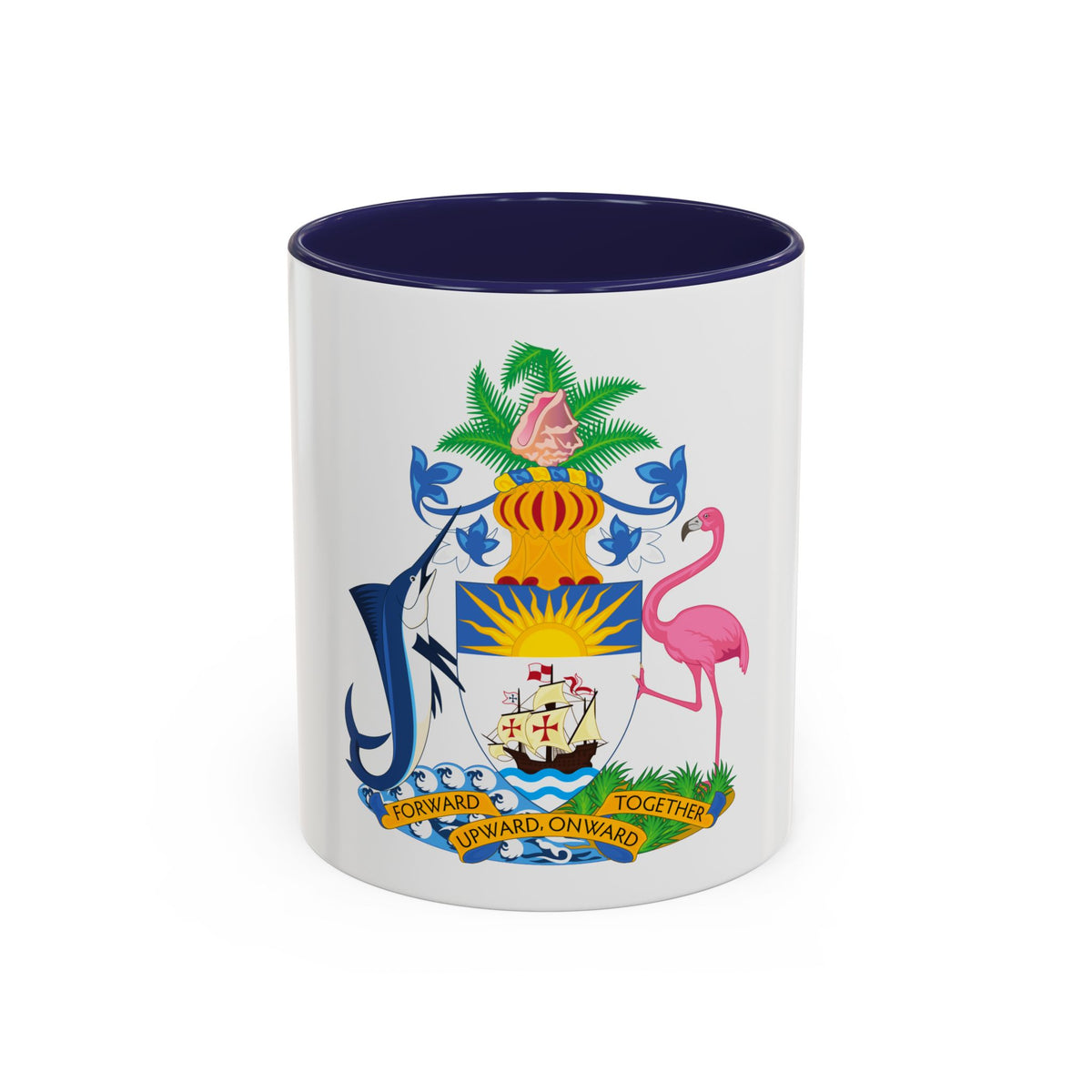 Coat of Arms of The Bahamas - Accent Coffee Mug