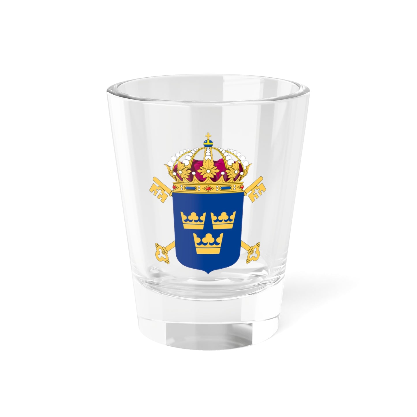 Kammarkollegiet vapen bra (Sweden) (Coat of Arms) Shot Glass 1.5oz