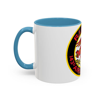 R.I.A.N.G. 143rd Airlift Sq (U.S. Air Force) Accent Coffee Mug