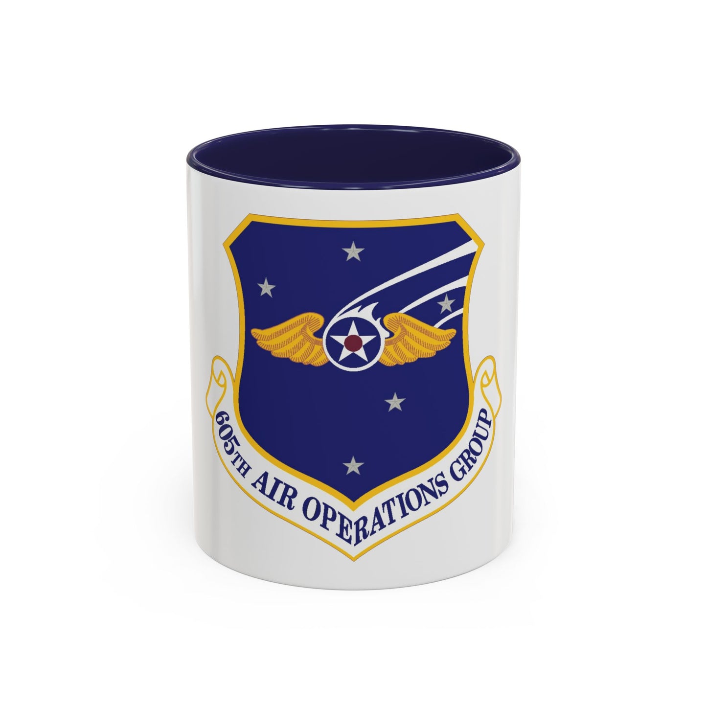 605th Air Operations Group (U.S. Air Force) Accent Coffee Mug