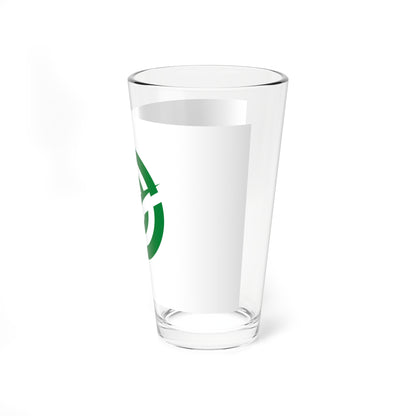 Flag of Amagi Fukuoka 1954-2006 (Japan) Pint Glass 16oz