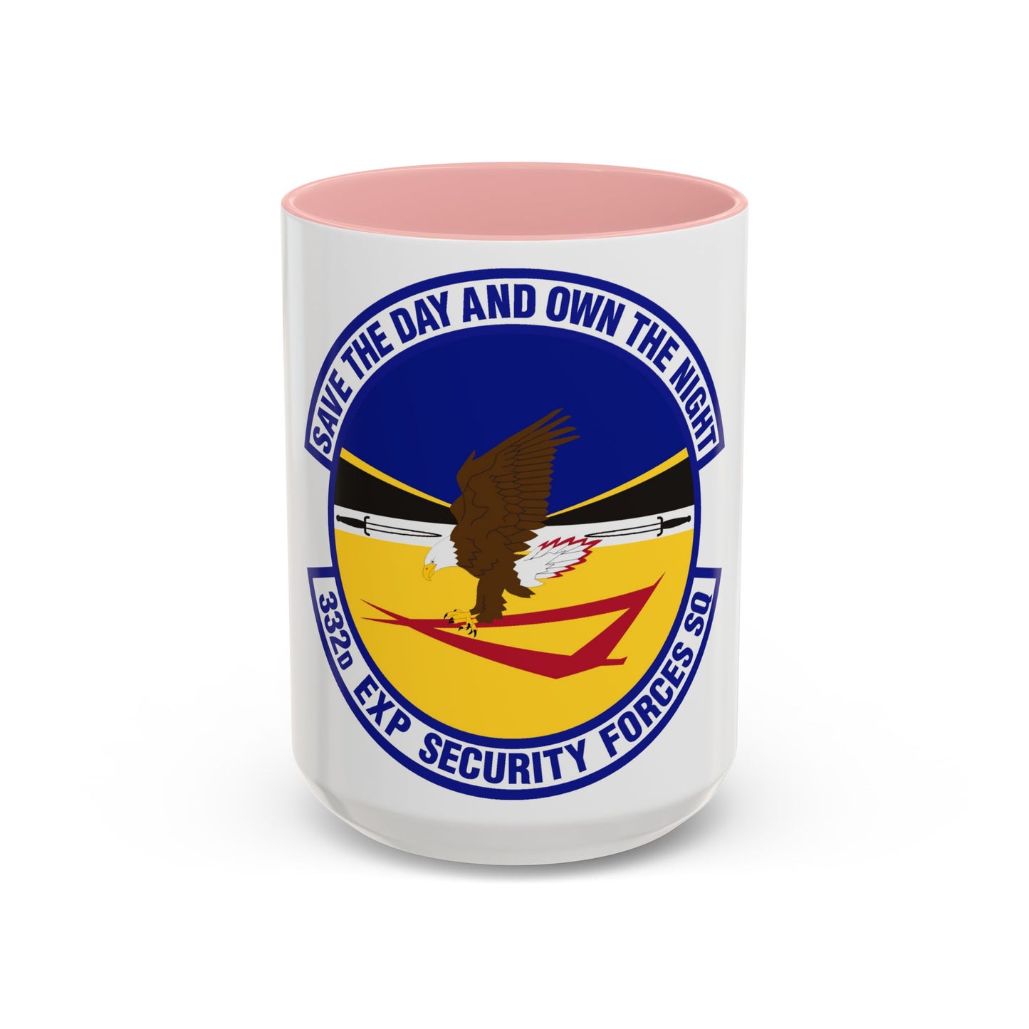 332d Expeditionary Security Forces Squadron (U.S. Air Force) Accent Coffee Mug