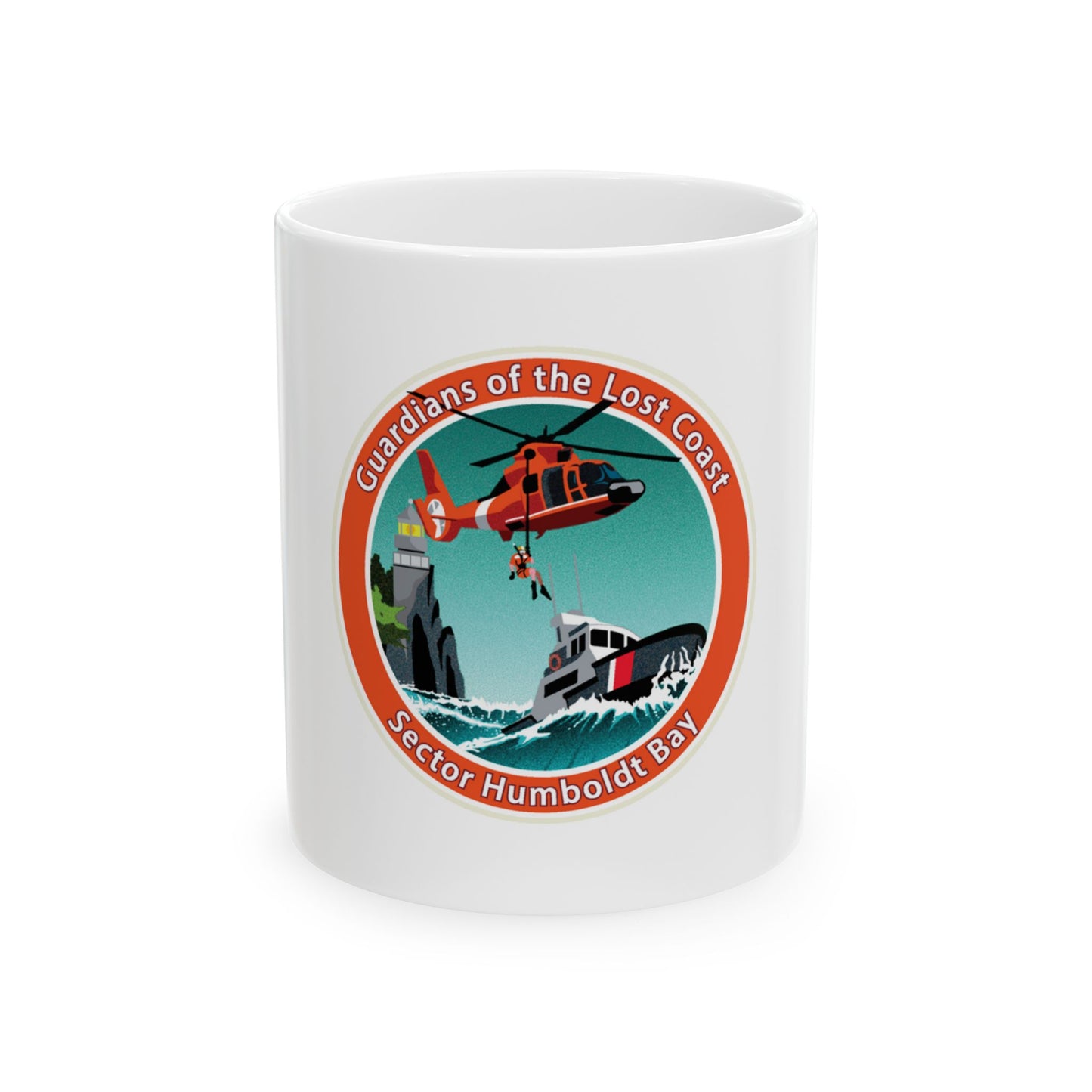 USCG Sector Humboldt Bay (U.S. Coast Guard) White Coffee Mug