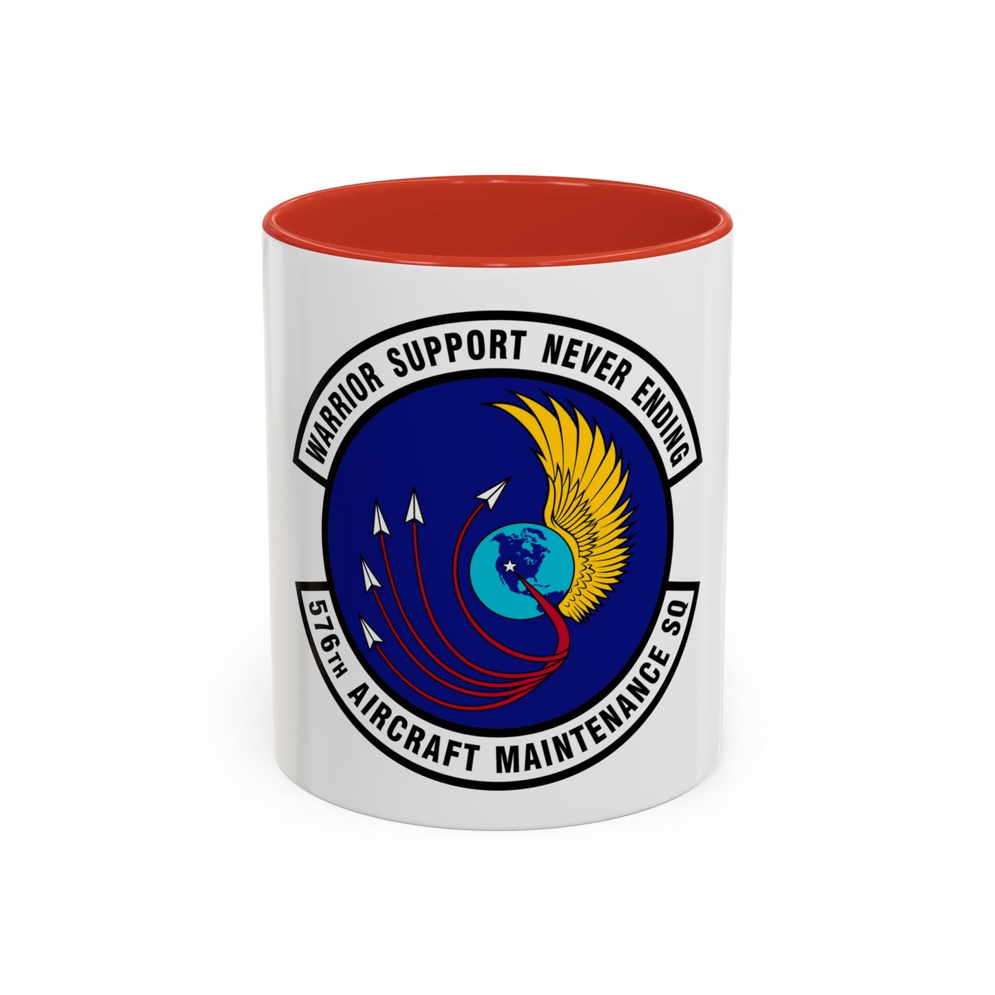 576th Aircraft Maintenance Squadron (U.S. Air Force) Accent Coffee Mug