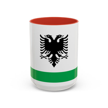 Albanian Coast Guard Ensign - Accent Coffee Mug