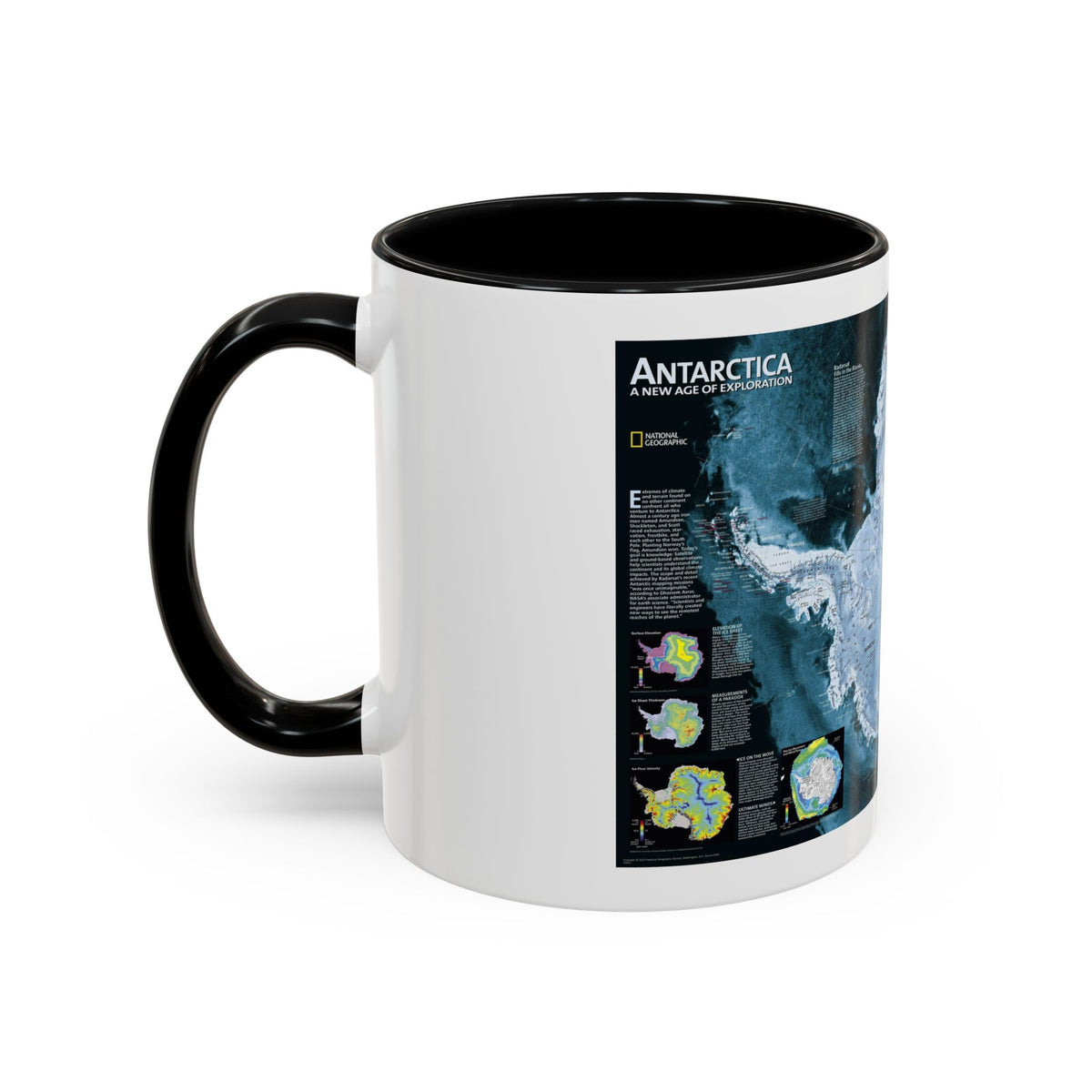 Antarctica (2002) (Map) Accent Coffee Mug