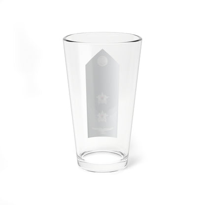 07.Libyan Air Force 1LT (Libya) (Military Rank) Pint Glass 16oz