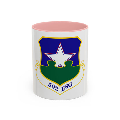 502d Installation Support Group (U.S. Air Force) Accent Coffee Mug