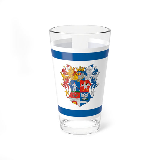 Flag of Sarkad (Hungary) Pint Glass 16oz